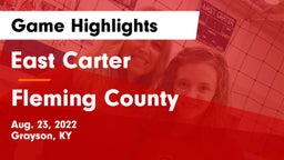 East Carter  vs Fleming County  Game Highlights - Aug. 23, 2022