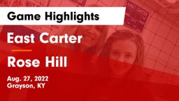 East Carter  vs Rose Hill Game Highlights - Aug. 27, 2022