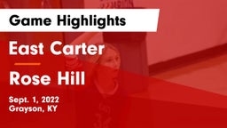 East Carter  vs Rose Hill Game Highlights - Sept. 1, 2022