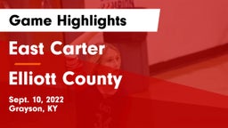 East Carter  vs Elliott County   Game Highlights - Sept. 10, 2022