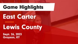 East Carter  vs Lewis County  Game Highlights - Sept. 26, 2023