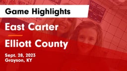 East Carter  vs Elliott County   Game Highlights - Sept. 28, 2023