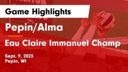 Pepin/Alma  vs Eau Claire Immanuel Champ Game Highlights - Sept. 9, 2023