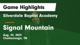 Silverdale Baptist Academy vs Signal Mountain  Game Highlights - Aug. 22, 2022