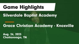 Silverdale Baptist Academy vs Grace Christian Academy - Knoxville Game Highlights - Aug. 26, 2023
