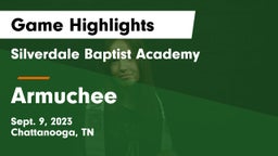 Silverdale Baptist Academy vs Armuchee  Game Highlights - Sept. 9, 2023