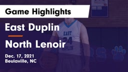 East Duplin  vs North Lenoir Game Highlights - Dec. 17, 2021
