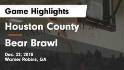 Houston County  vs Bear Brawl Game Highlights - Dec. 22, 2018