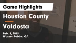 Houston County  vs Valdosta  Game Highlights - Feb. 1, 2019