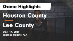 Houston County  vs Lee County  Game Highlights - Dec. 17, 2019
