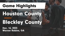 Houston County  vs Bleckley County  Game Highlights - Dec. 16, 2023