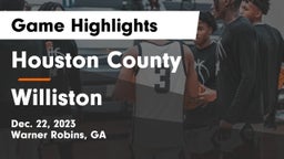 Houston County  vs Williston  Game Highlights - Dec. 22, 2023