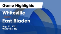 Whiteville  vs East Bladen Game Highlights - Aug. 22, 2022