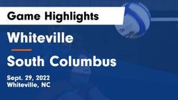 Whiteville  vs South Columbus Game Highlights - Sept. 29, 2022