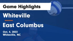 Whiteville  vs East Columbus Game Highlights - Oct. 4, 2022