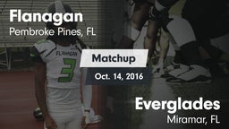 Matchup: Flanagan  vs. Everglades  2016