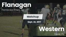 Matchup: Flanagan  vs. Western  2017
