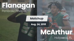 Matchup: Flanagan  vs. McArthur  2018