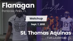 Matchup: Flanagan  vs. St. Thomas Aquinas  2018