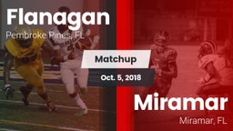 Matchup: Flanagan  vs. Miramar  2018