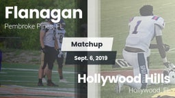 Matchup: Flanagan  vs. Hollywood Hills  2019