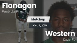 Matchup: Flanagan  vs. Western  2019