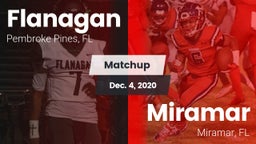 Matchup: Flanagan  vs. Miramar  2020