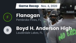 Recap: Flanagan  vs. Boyd H. Anderson High 2020