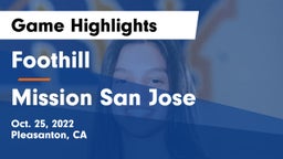 Foothill  vs Mission San Jose Game Highlights - Oct. 25, 2022