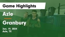Azle  vs Granbury  Game Highlights - Jan. 19, 2024