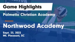 Palmetto Christian Academy  vs  Northwood Academy Game Highlights - Sept. 23, 2022