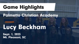Palmetto Christian Academy  vs Lucy Beckham Game Highlights - Sept. 1, 2023