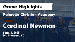 Palmetto Christian Academy  vs Cardinal Newman Game Highlights - Sept. 1, 2023
