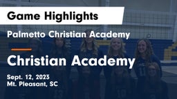 Palmetto Christian Academy  vs Christian Academy  Game Highlights - Sept. 12, 2023
