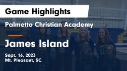 Palmetto Christian Academy  vs James Island  Game Highlights - Sept. 16, 2023