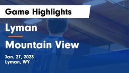 Lyman  vs Mountain View  Game Highlights - Jan. 27, 2023
