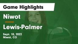 Niwot  vs Lewis-Palmer  Game Highlights - Sept. 10, 2022