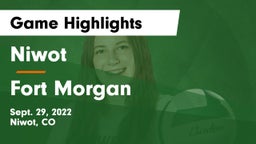 Niwot  vs Fort Morgan  Game Highlights - Sept. 29, 2022