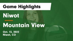 Niwot  vs Mountain View Game Highlights - Oct. 13, 2022