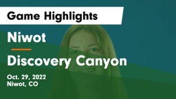 Niwot  vs Discovery Canyon  Game Highlights - Oct. 29, 2022