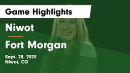 Niwot  vs Fort Morgan  Game Highlights - Sept. 28, 2023