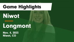 Niwot  vs Longmont Game Highlights - Nov. 4, 2023