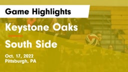 Keystone Oaks  vs South Side  Game Highlights - Oct. 17, 2022