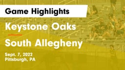 Keystone Oaks  vs South Allegheny  Game Highlights - Sept. 7, 2022