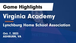 Virginia Academy vs Lynchburg Home School Association Game Highlights - Oct. 7, 2023