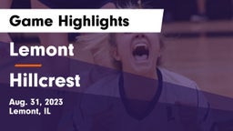 Lemont  vs Hillcrest  Game Highlights - Aug. 31, 2023