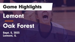 Lemont  vs Oak Forest  Game Highlights - Sept. 5, 2023