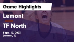 Lemont  vs TF North Game Highlights - Sept. 12, 2023