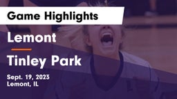 Lemont  vs Tinley Park  Game Highlights - Sept. 19, 2023