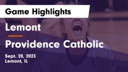 Lemont  vs Providence Catholic  Game Highlights - Sept. 20, 2023